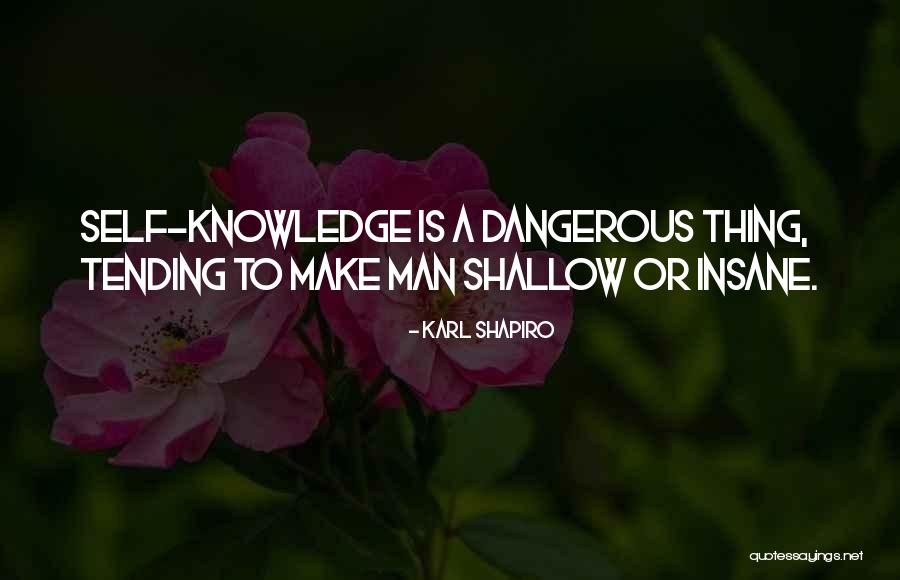 Atsina Quotes By Karl Shapiro