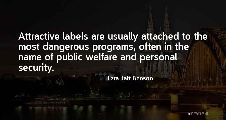 Attached Quotes By Ezra Taft Benson