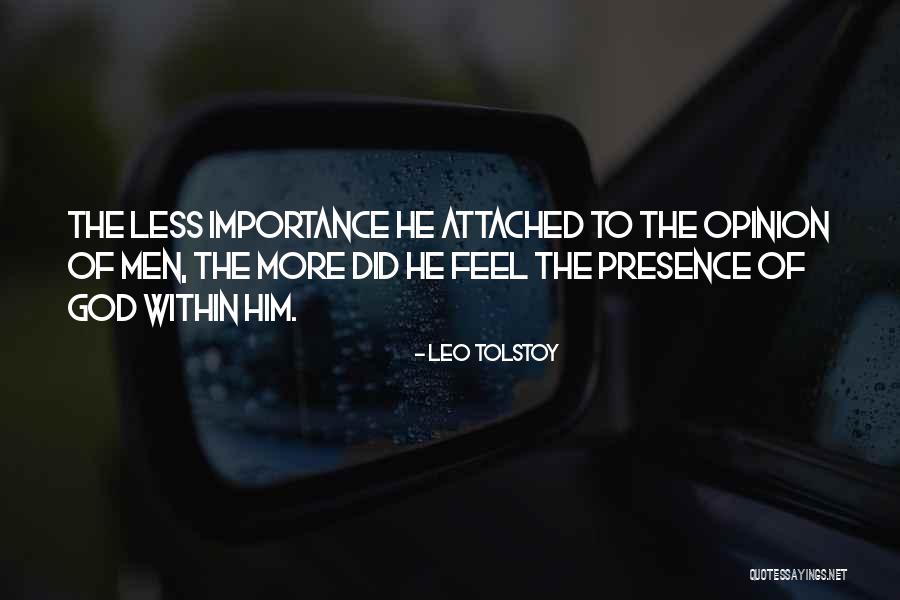 Attached To Him Quotes By Leo Tolstoy