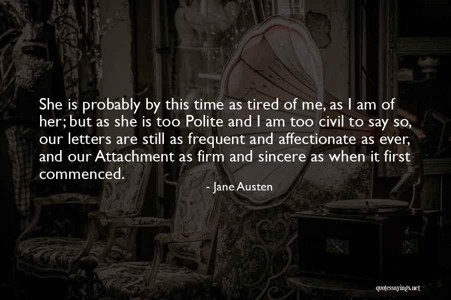 Attachment And Love Quotes By Jane Austen