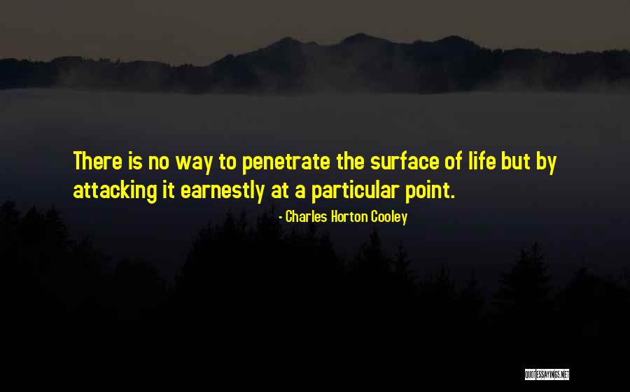 Attacking Life Quotes By Charles Horton Cooley Attacking Life Quotes By Charles Horton Cooley