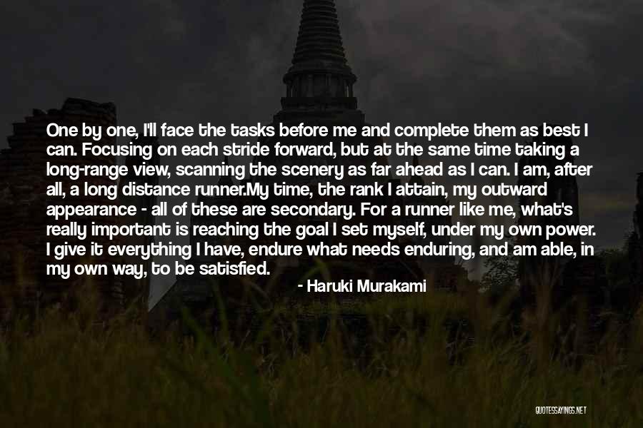 Attain Goals Quotes By Haruki Murakami