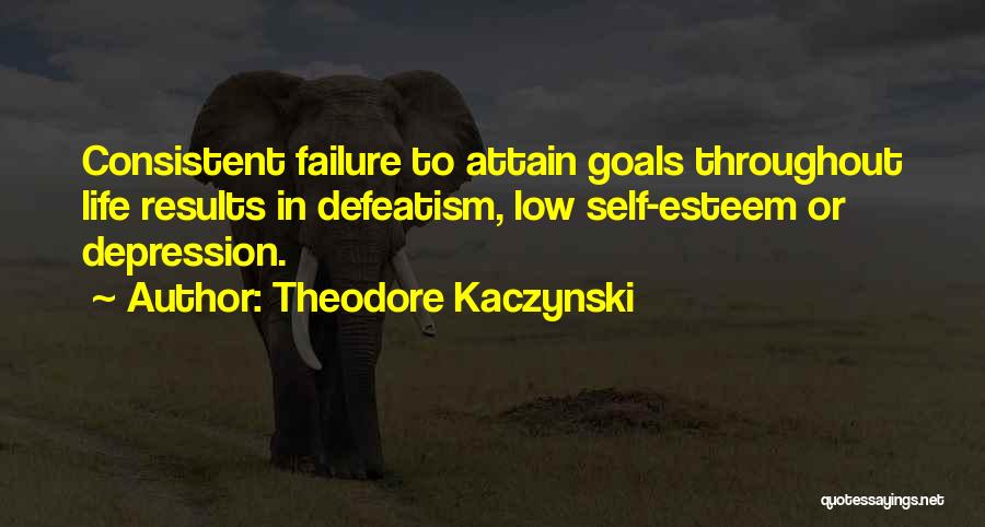 Attain Goals Quotes By Theodore Kaczynski