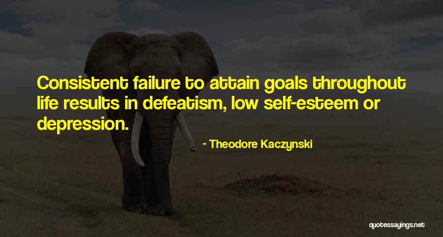 Attain Goals Quotes By Theodore Kaczynski