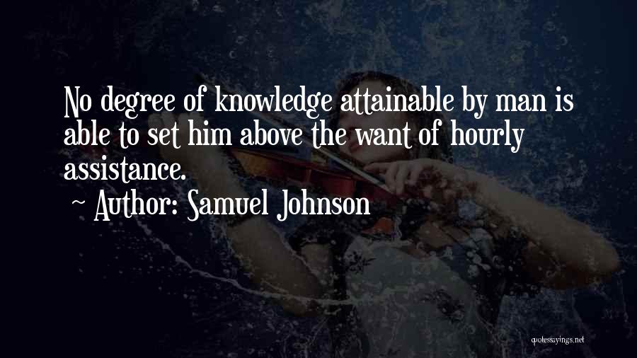 Attainable Quotes By Samuel Johnson