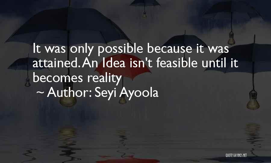 Attainable Quotes By Seyi Ayoola