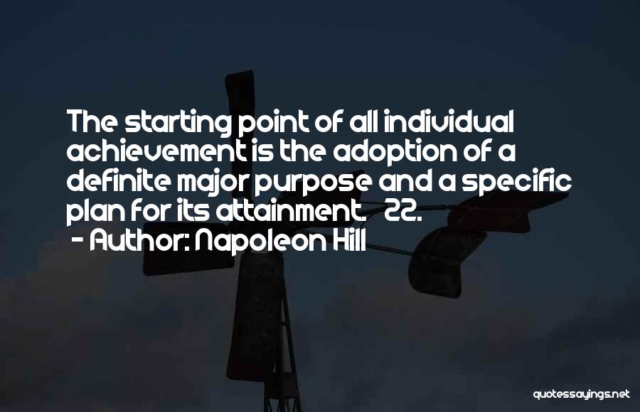 Attainment Quotes By Napoleon Hill