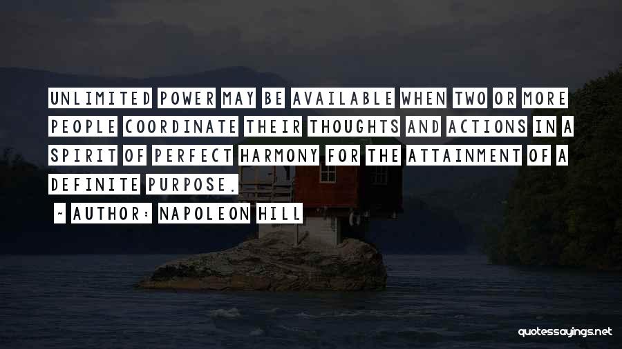 Attainment Quotes By Napoleon Hill