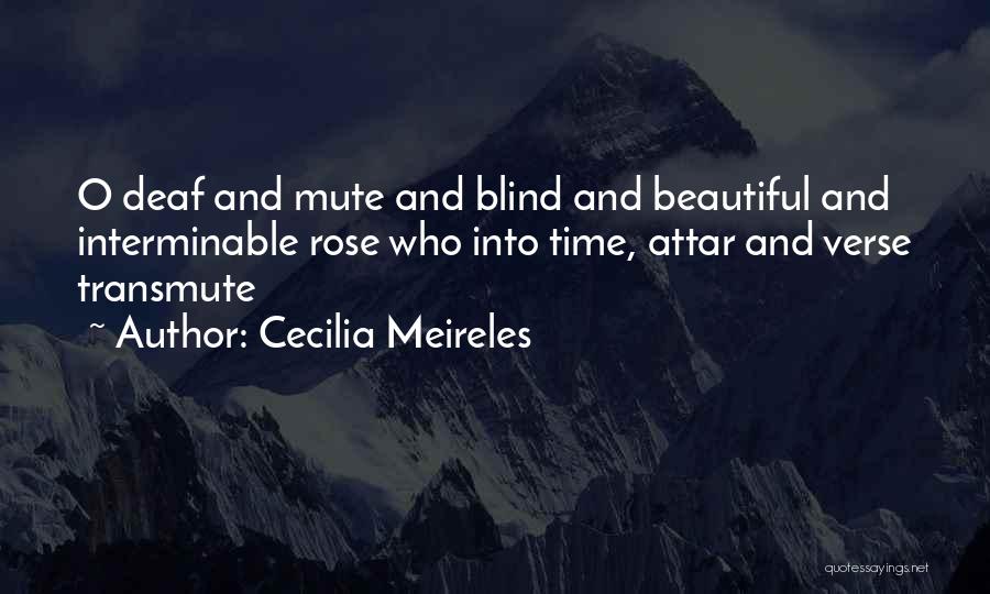 Attar Quotes By Cecilia Meireles