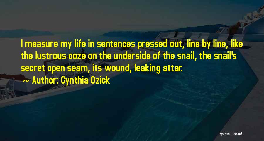 Attar Quotes By Cynthia Ozick