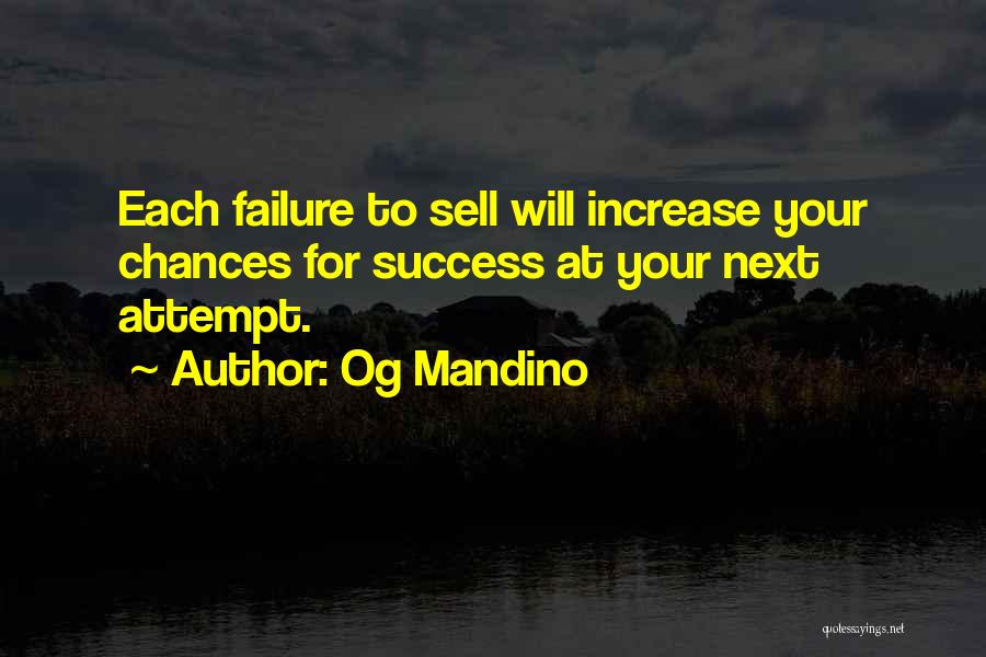 Attempt Success Quotes By Og Mandino