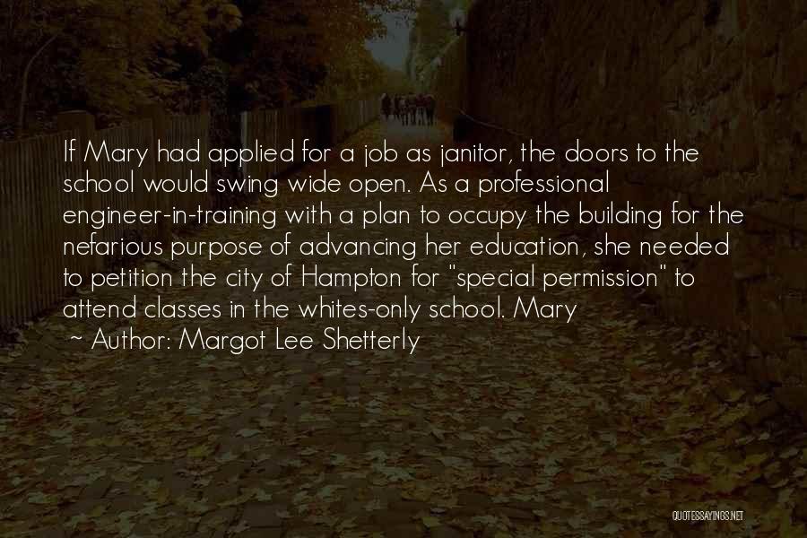 Attend Training Quotes By Margot Lee Shetterly