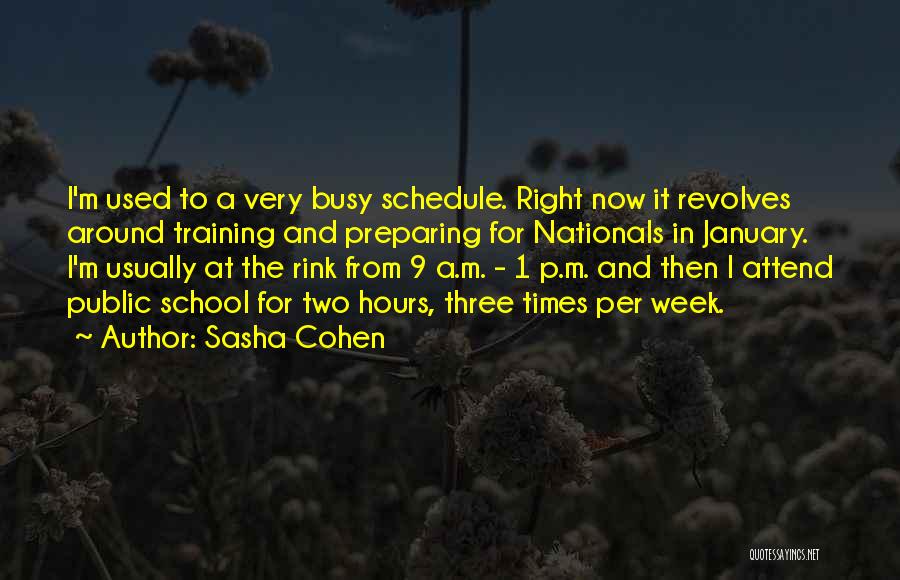 Attend Training Quotes By Sasha Cohen