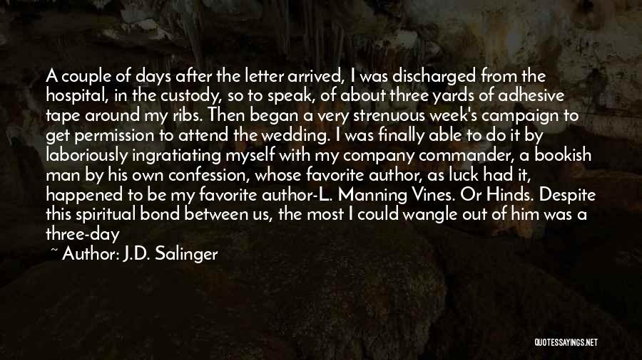 Attend Wedding Quotes By J.D. Salinger