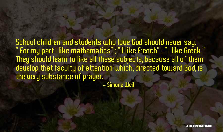 Attention And Love Quotes By Simone Weil