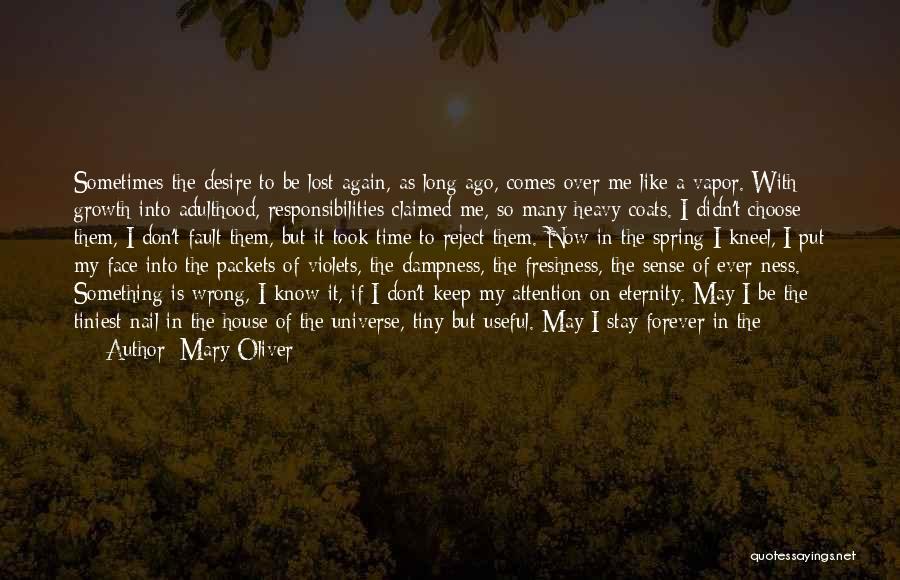 Attention And Respect Quotes By Mary Oliver