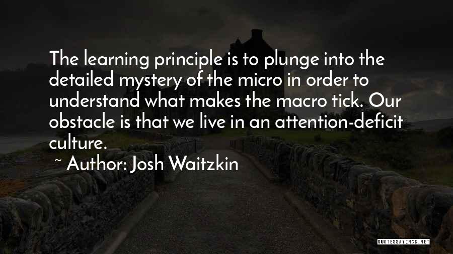 Attention Deficit Quotes By Josh Waitzkin