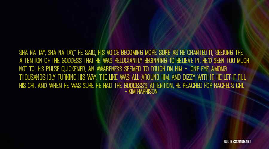 Attention Seeking Quotes By Kim Harrison