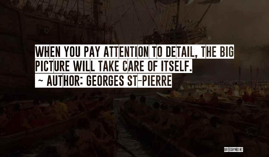 Attention To Detail Quotes By Georges St-Pierre