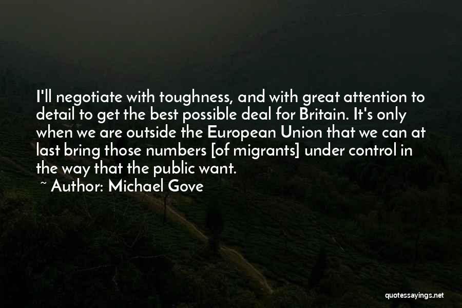 Attention To Detail Quotes By Michael Gove