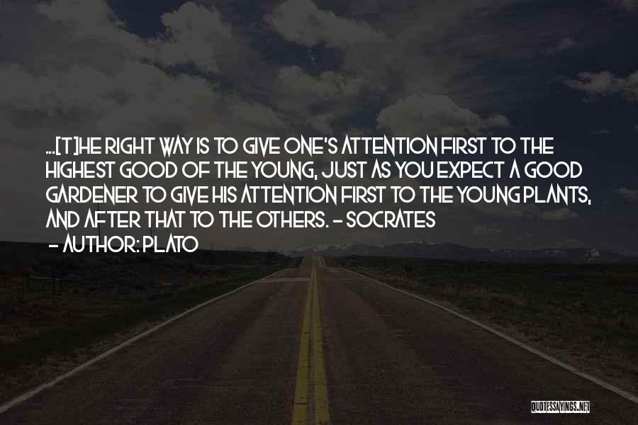 Attention To Others Quotes By Plato