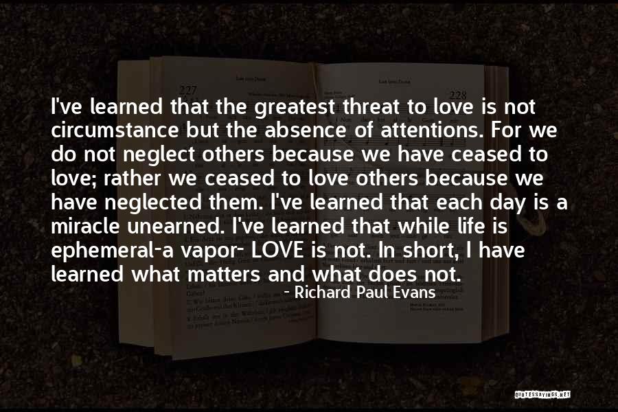 Attentions Quotes By Richard Paul Evans Attentions Quotes By Richard Paul Evans