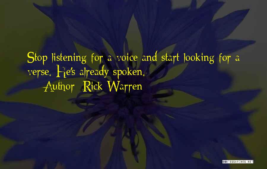 Atterberg Test Quotes By Rick Warren