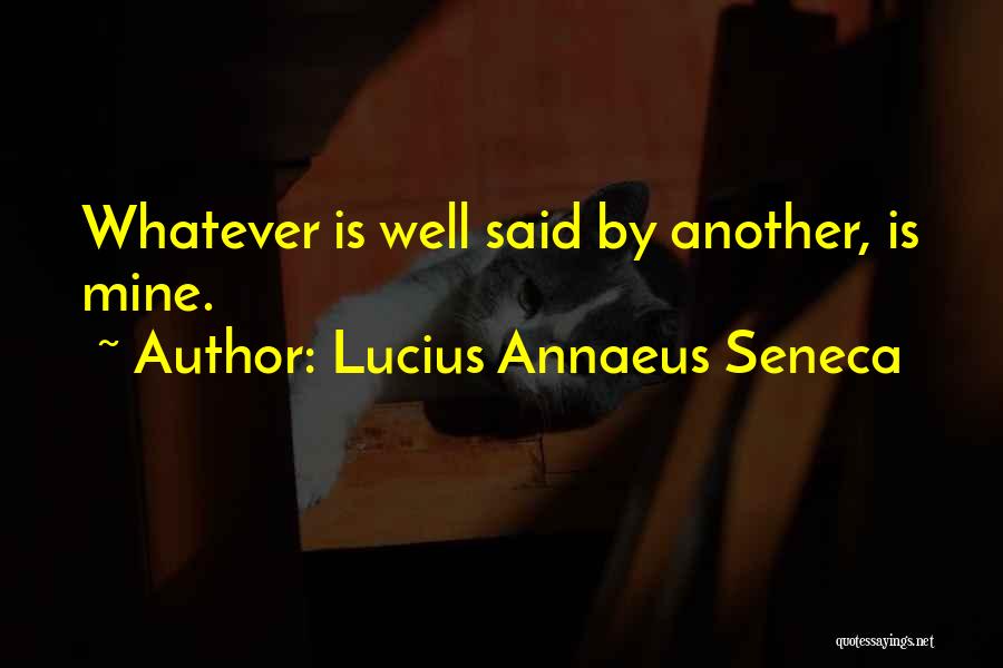 Attikos Athens Quotes By Lucius Annaeus Seneca