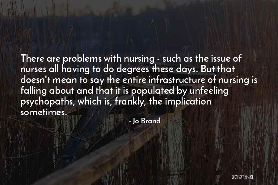 Attirant Quotes By Jo Brand Attirant Quotes By Jo Brand
