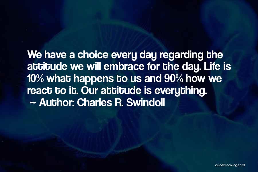 Attitude 90 Quotes By Charles R. Swindoll