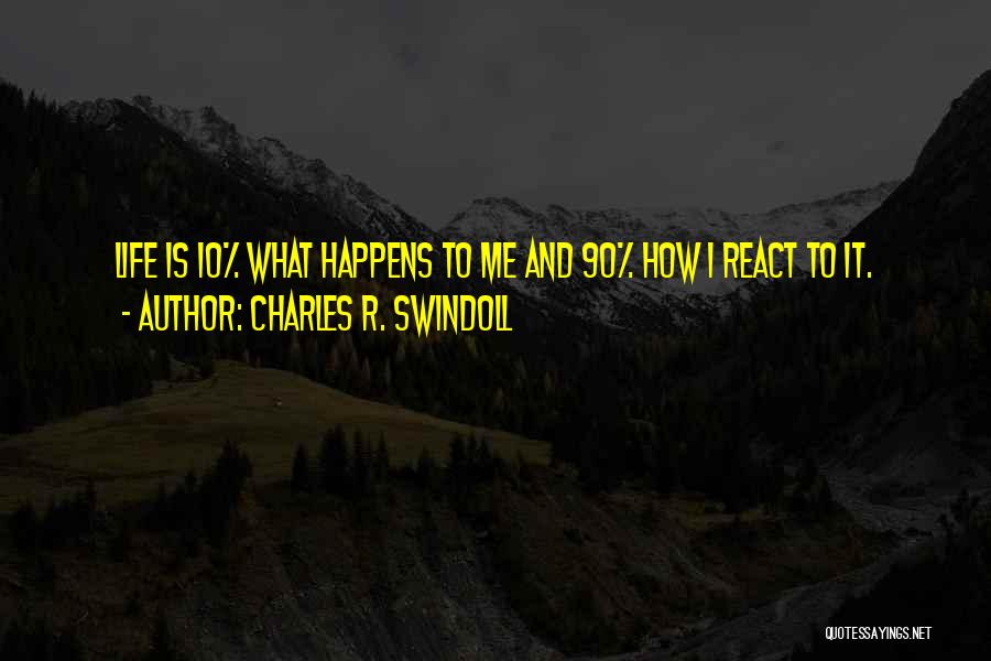 Attitude 90 Quotes By Charles R. Swindoll