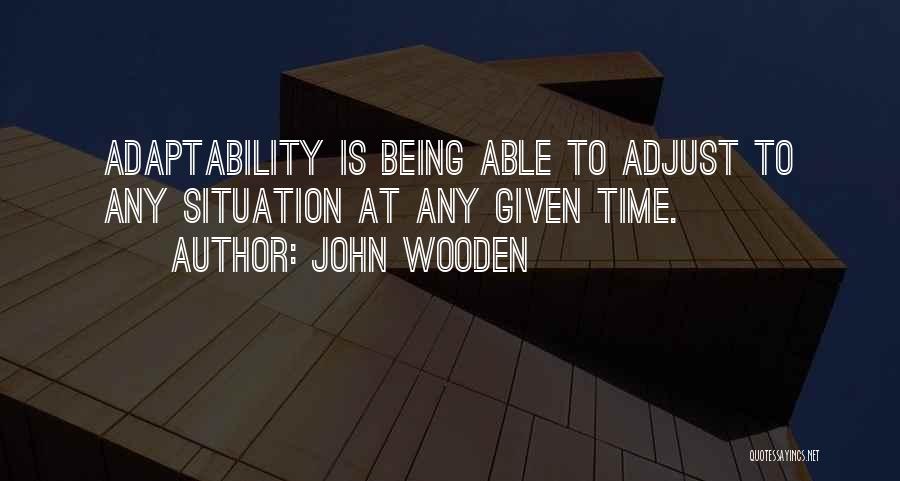 Attitude Able Quotes By John Wooden