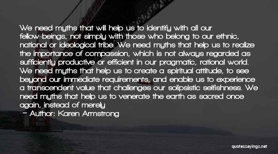 Attitude Able Quotes By Karen Armstrong