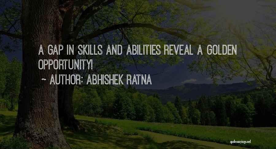Attitude And Ability Quotes By Abhishek Ratna