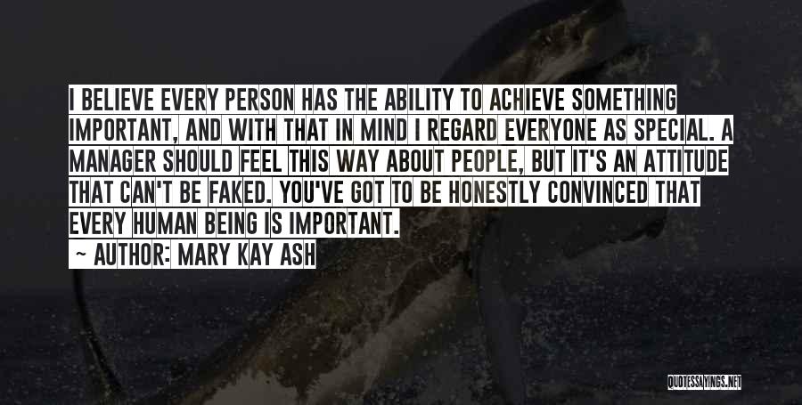 Attitude And Ability Quotes By Mary Kay Ash