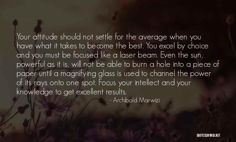 Attitude And Choice Quotes By Archibald Marwizi Attitude And Choice Quotes By Archibald Marwizi