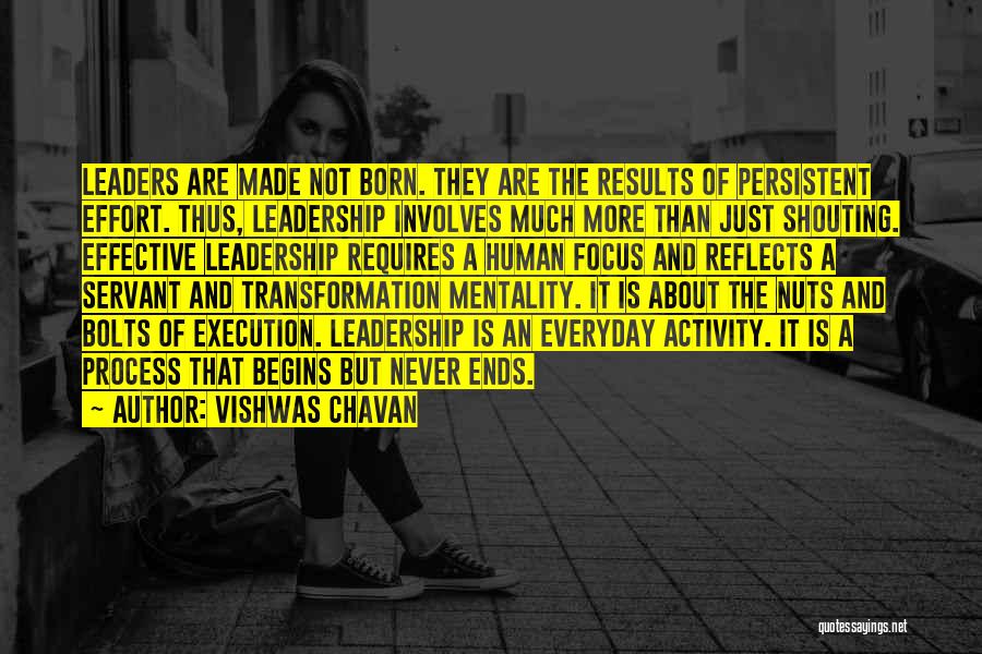 Attitude And Effort Quotes By Vishwas Chavan