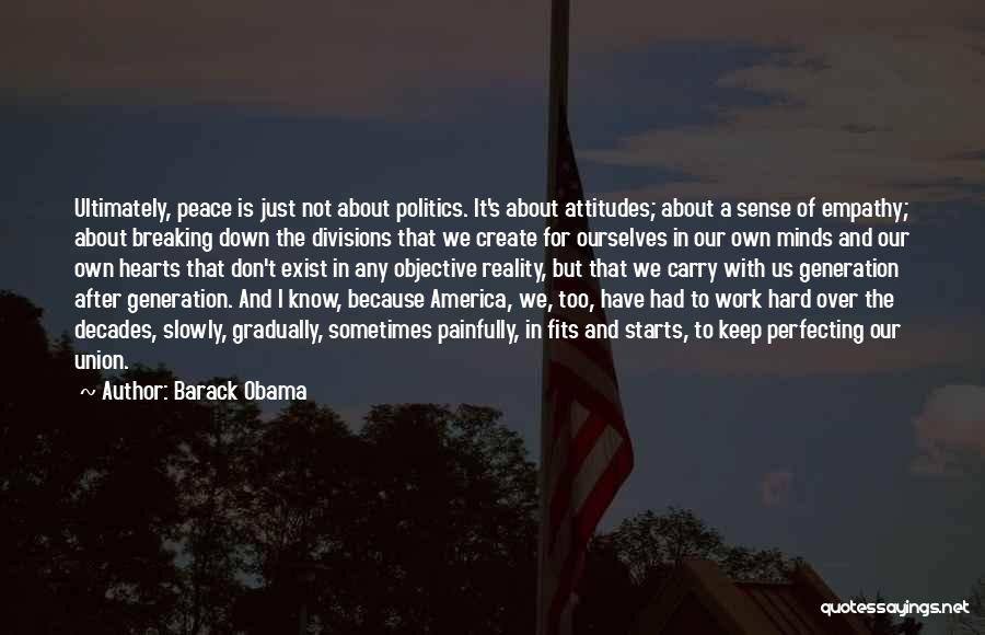 Attitude And Hard Work Quotes By Barack Obama