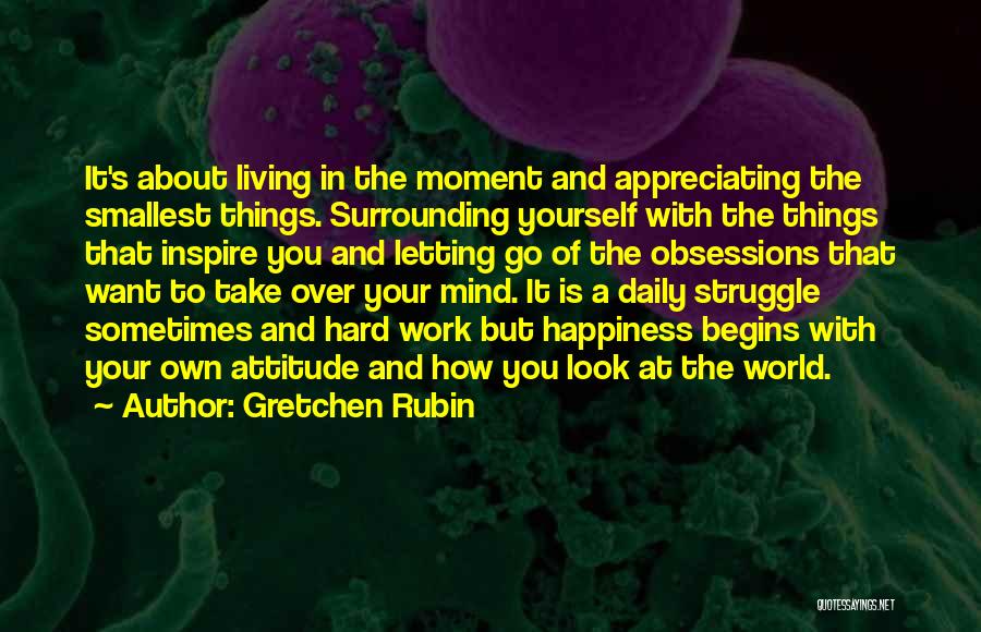 Attitude And Hard Work Quotes By Gretchen Rubin