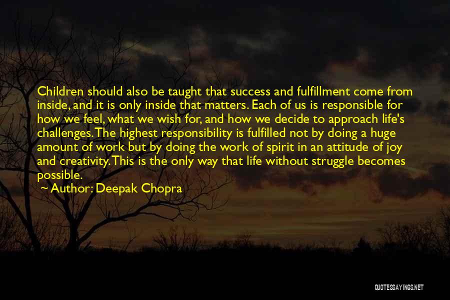 Attitude And Success Quotes By Deepak Chopra