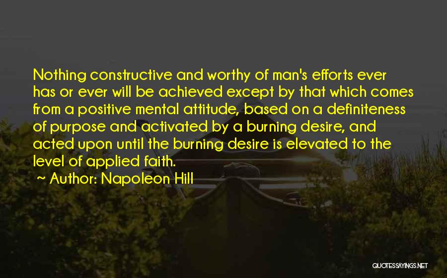 Attitude Based Quotes By Napoleon Hill