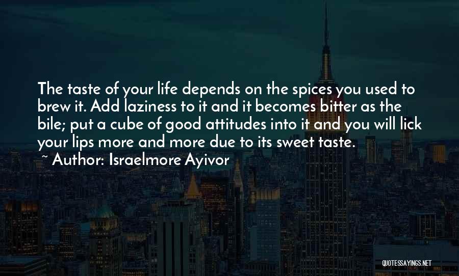 Attitude Depends On You Quotes By Israelmore Ayivor