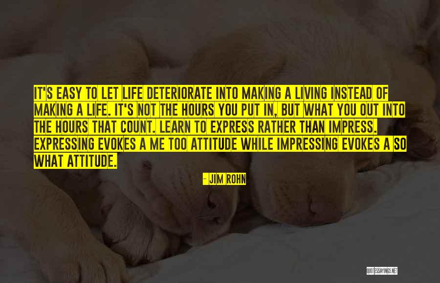 Attitude In Life Quotes By Jim Rohn