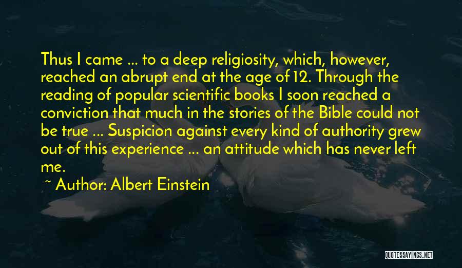 Attitude In The Bible Quotes By Albert Einstein