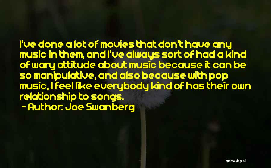 Attitude Kind Of Quotes By Joe Swanberg