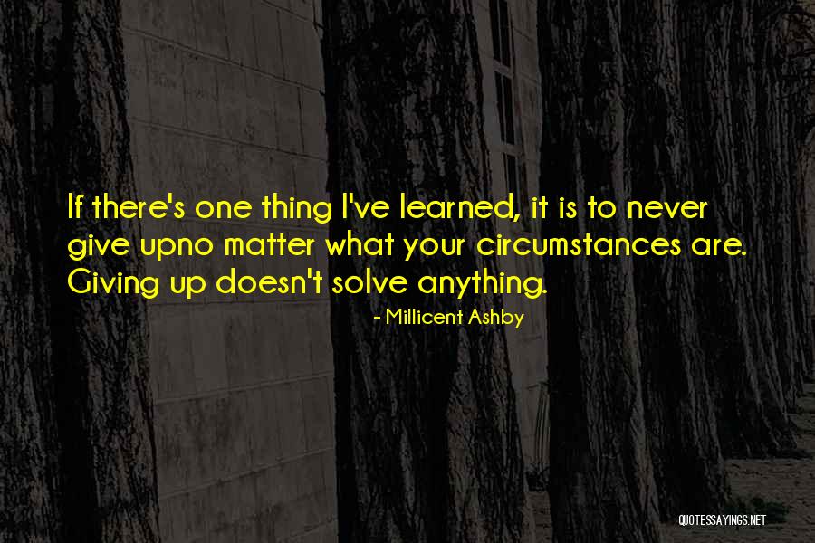 Attitude Matter Quotes By Millicent Ashby Attitude Matter Quotes By Millicent Ashby