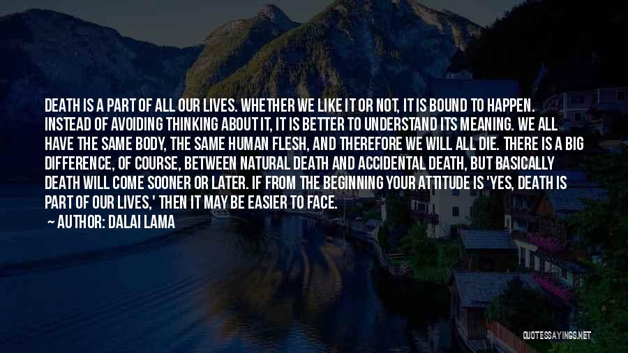 Attitude Meaning Quotes By Dalai Lama