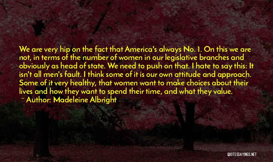 Attitude Not Quotes By Madeleine Albright