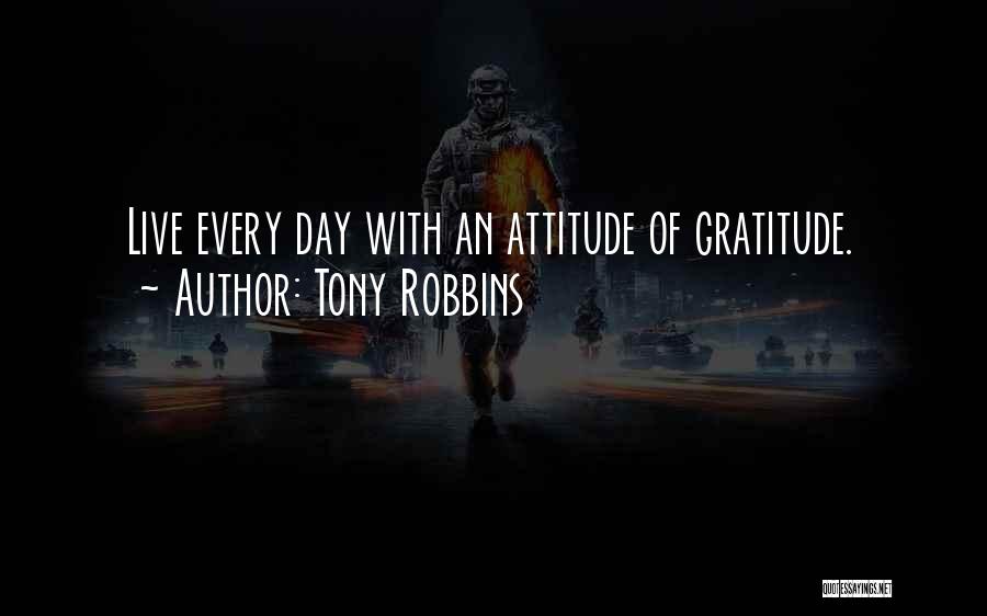 Attitude Of Gratitude Quotes By Tony Robbins