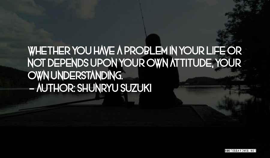 Attitude Problem Quotes By Shunryu Suzuki